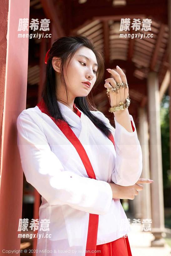 MiiTao蜜桃社 - 连体衣与梦乃Mandy，壁纸上的那份不羁。