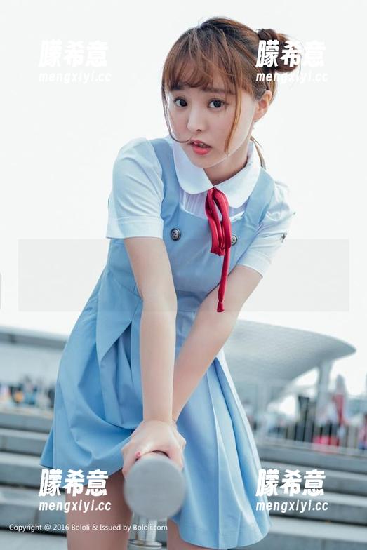 波萝社 - 柳侑绮Sevenbaby的无圣光图集，制服的味道却让人不停想入非非。